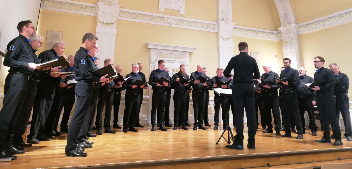 Der MGV „Sauerlandia“ Attendorn umrandete die Feierstunde mit Liedbeiträgen. von Chiara Martella