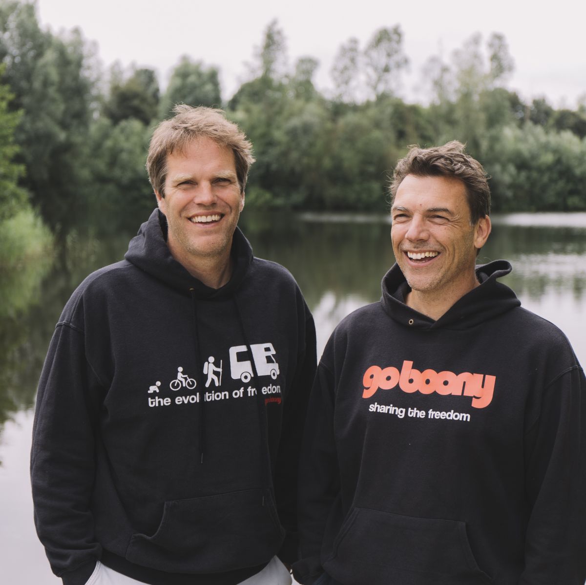 Goboony Gründer Foppe Mijnlieff (links) und Mark de Vos. von Goboony