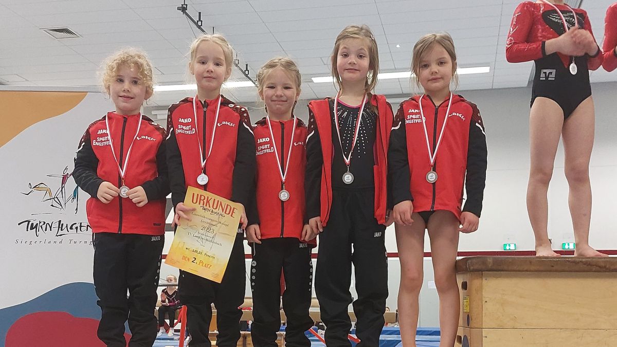 Die Turnerinnen der F-Jugend. von privat