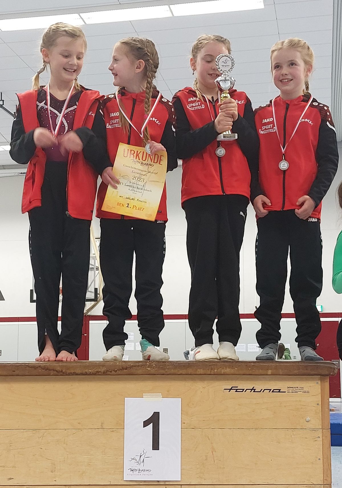 Die Turnerinnen der E-Jugend. von privat