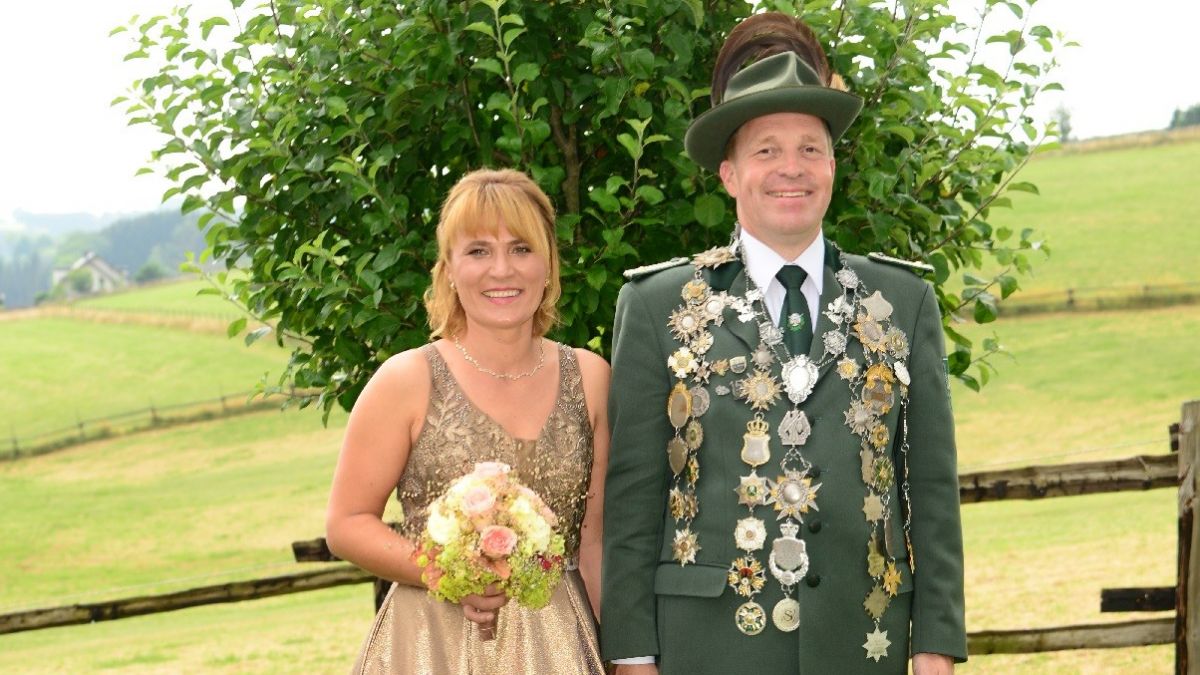 Für das  Königspaar Marcus und Anna Steinhoff ist der Schützenball ein weiteres Highlight seines Regentschaftsjahres. von privat