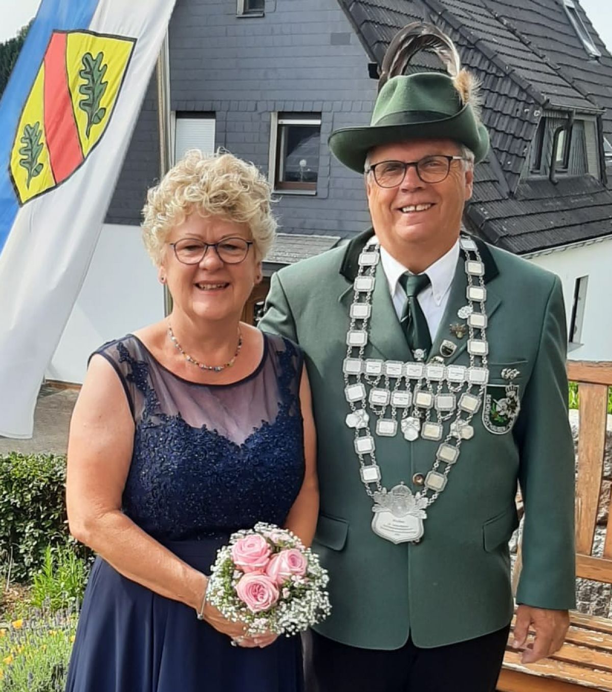 Auch das Kaiserpaar Franz-Josef und Marita Bitter freut sich auf einen stimmungsvollen Abend. von privat