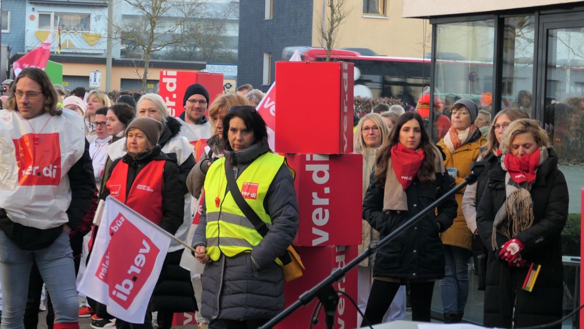 Ver.di ruft zum Warnstreik auf. von privat