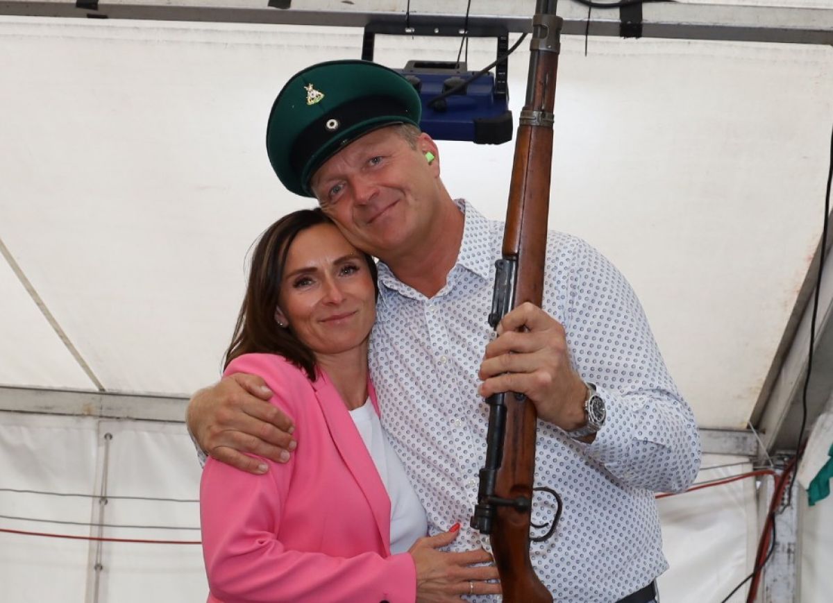 Königspaar Jörg Dierig und Susan Hahner. von Thomas Fiebiger