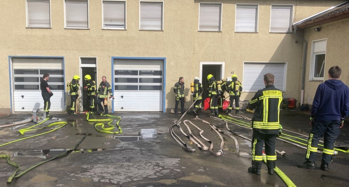 Eine der Einsatzübungen. von privat