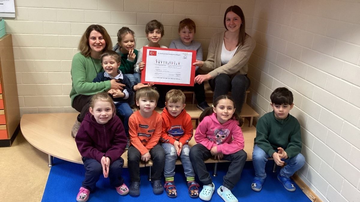 Für die Opfer in der Türkei und in Syrien kamen jeweils 156,31 Euro aus dem Waffelverkauf zusammen. von privat