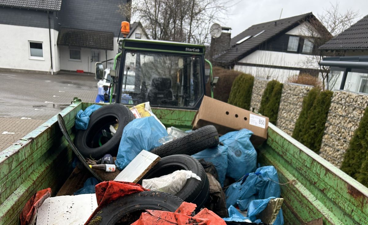 In Schönau und Altenwenden stand jetzt der Frühjahrsputz an. von privat