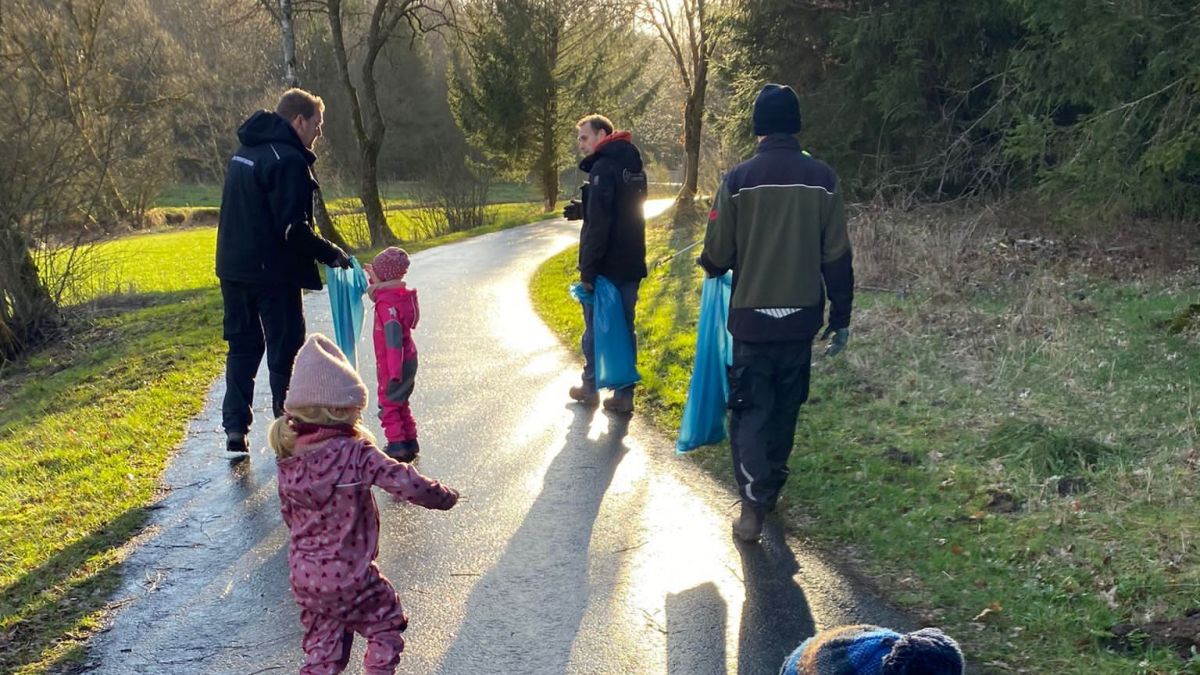 In Schönau und Altenwenden stand jetzt der Frühjahrsputz an. von privat