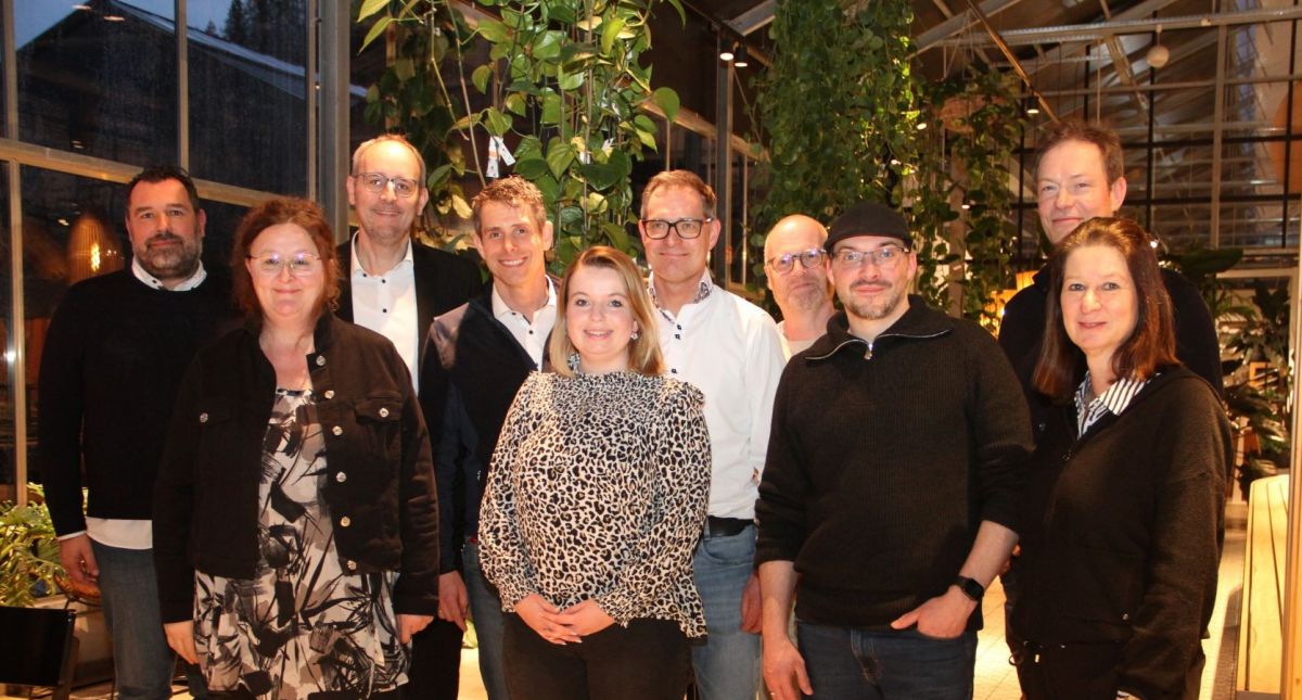 Vorstand und Referenten des Abends. von Kerstin Sauer