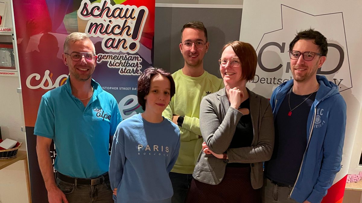 Vorstand und Beirat des CSD Olpe wollen gemeinsam die Jugendarbeit fördern. von privat