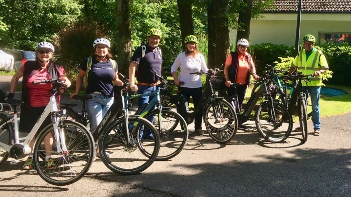 Training mit dem Pedelec.