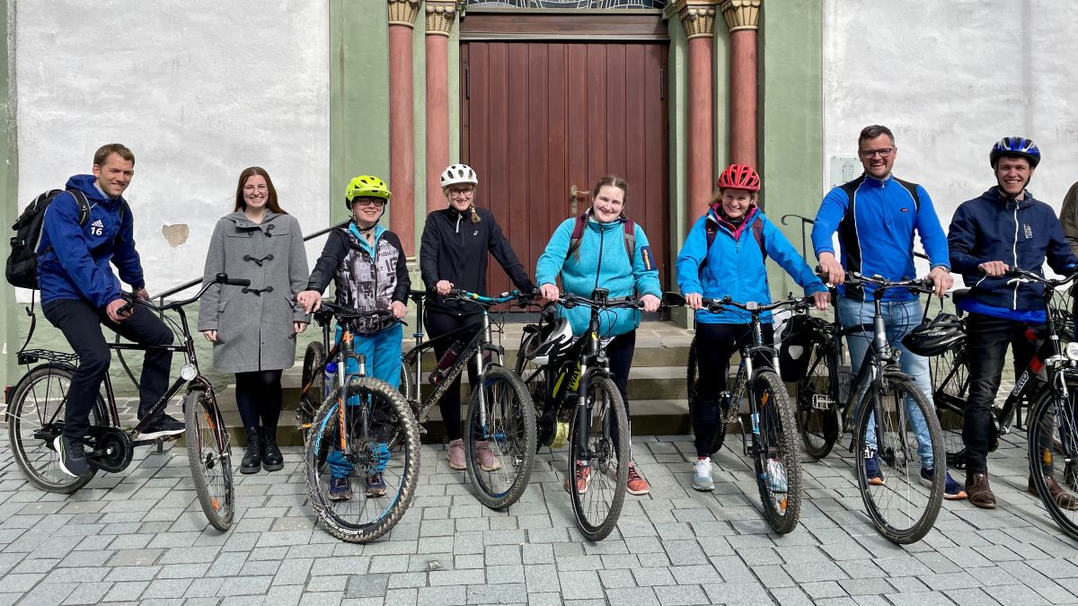 Das Jakobsradeln hat das jugendspirituelle Netzwerk TABOR am Ostermontag veranstaltet. von privat