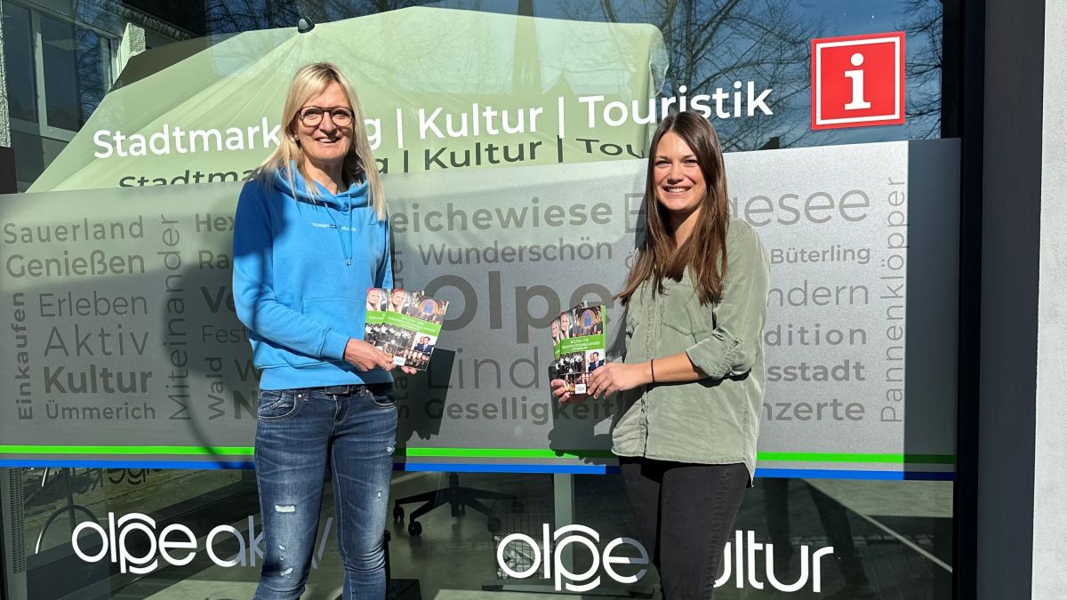 Angelika Heuel (links) und Klarissa Hoffmann. von © Olpe Aktiv e.V.