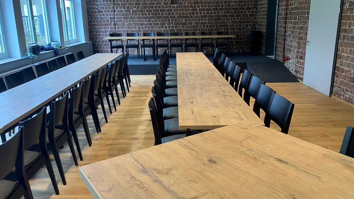 Der neue Multifunktionsraum in der ehemaligen Grundschule Ottfingen. von privat