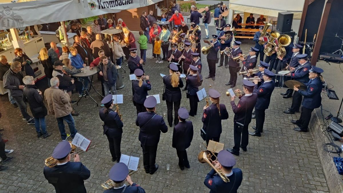 Der Musikzug Bergerhof freut sich auf viele Gäste. von Roger Rentschler