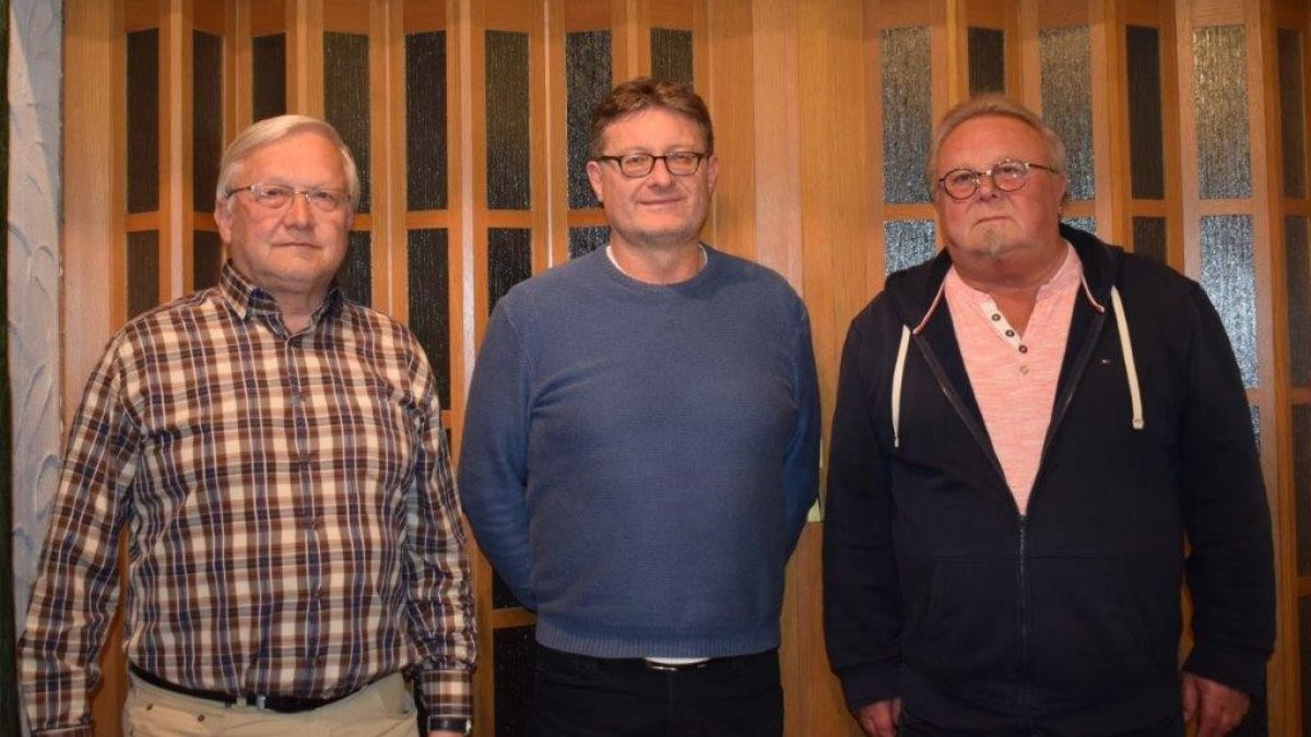 Der aktuelle geschäftsführende Vorstand (von links): Franz Josef Quinke (Geschäftsführer), Gerhard Wittmann (2. Vorsitzender) sowie Jürgen Biele (1. Vorsitzender). von privat