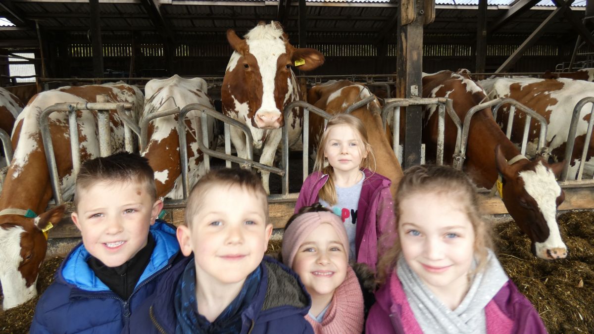 Viel Spaß hatten die Kinder bei ihrem spannenden Tag auf dem Bauernhof Richard. von privat