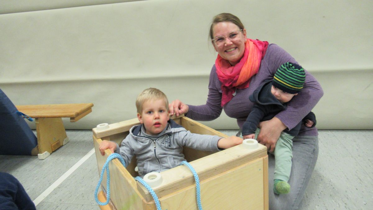 Bei einem Turnprojekt in Drolshagen lag der Fokus auf den ganz Kleinen. von privat