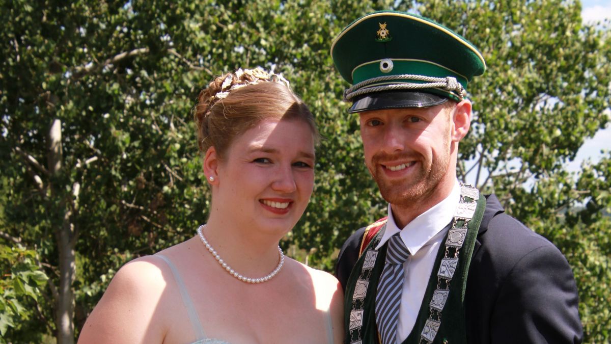Nach einem abwechslungsreichen Jahr endet die Regentschaft des Königspaares Matthias und Christina Zielenbach. von privat