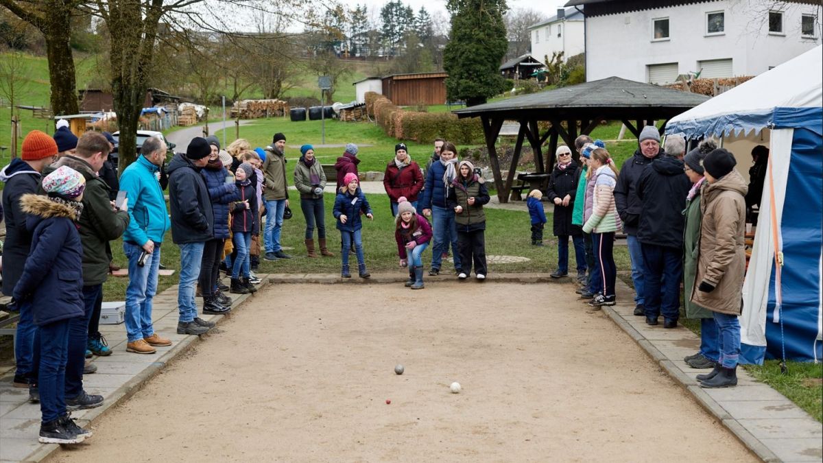 Die Kinder hatten viel Spaß beim Boule-Turnier. von privat
