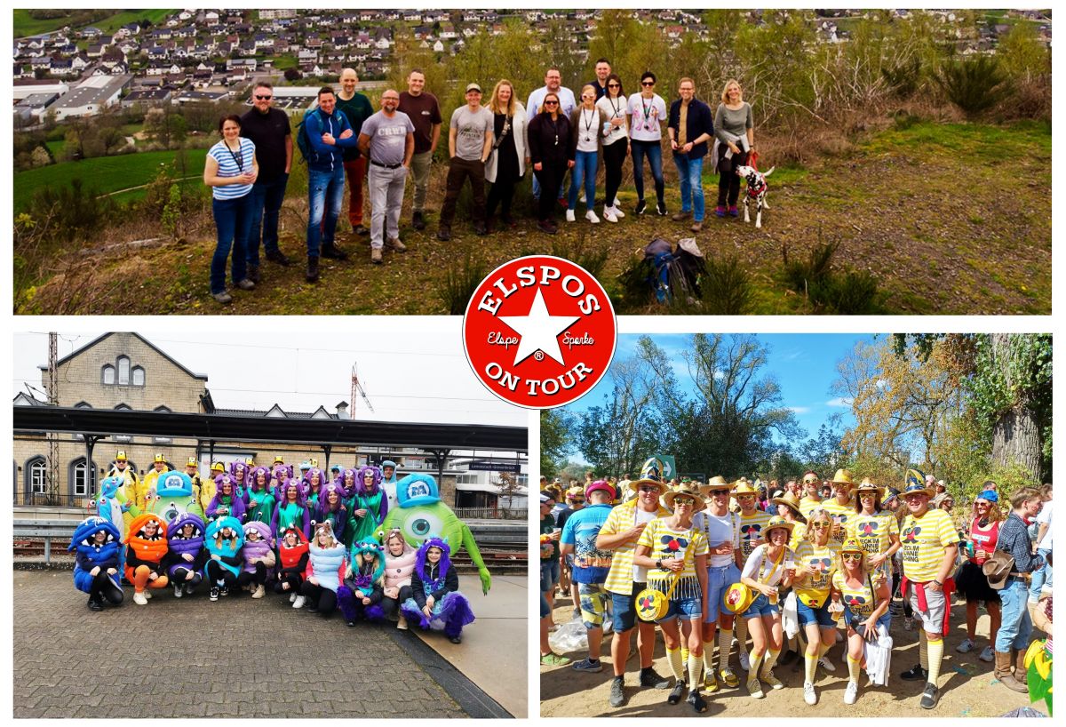 Beim Karnevalsumzug in Grevenbrück ziehen die Elspos seit 2014 die Blicke auf sich - und starten auch darüber hinaus viele gemeinsame Aktionen. von privat