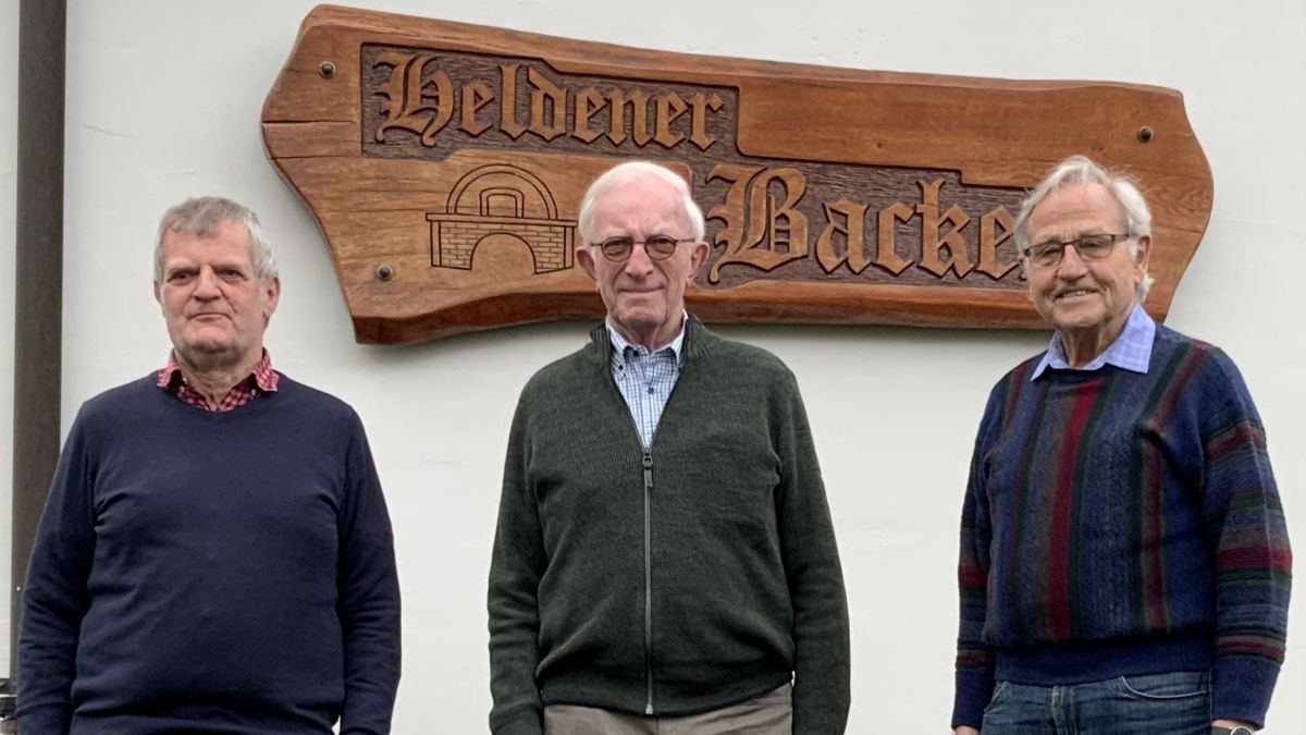 Der Vorstand der Natur- und Heimatfreunde (v.l.): Kassenwart Ulrich Rüenauver, der 1. Vorsitzender Herbert Zens und der 2. Vorsitzender Anton Bicher. von privat