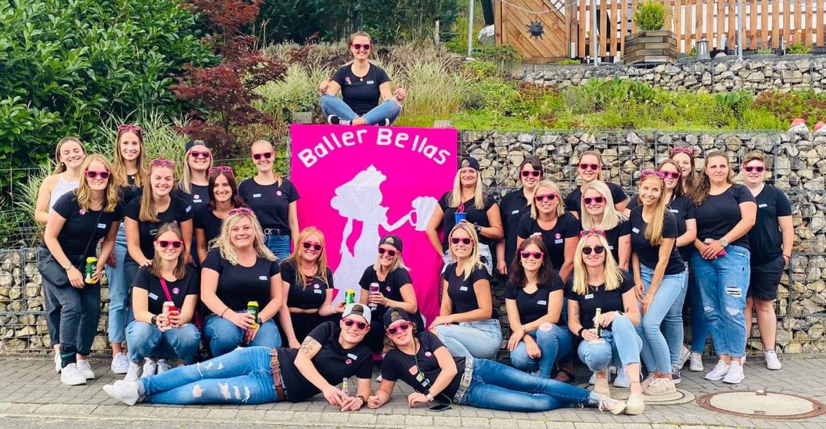 Bei den Baller Bellas aus Saalhausen ist der Name Programm. Sie landeten auf dem zweiten Platz. von privat