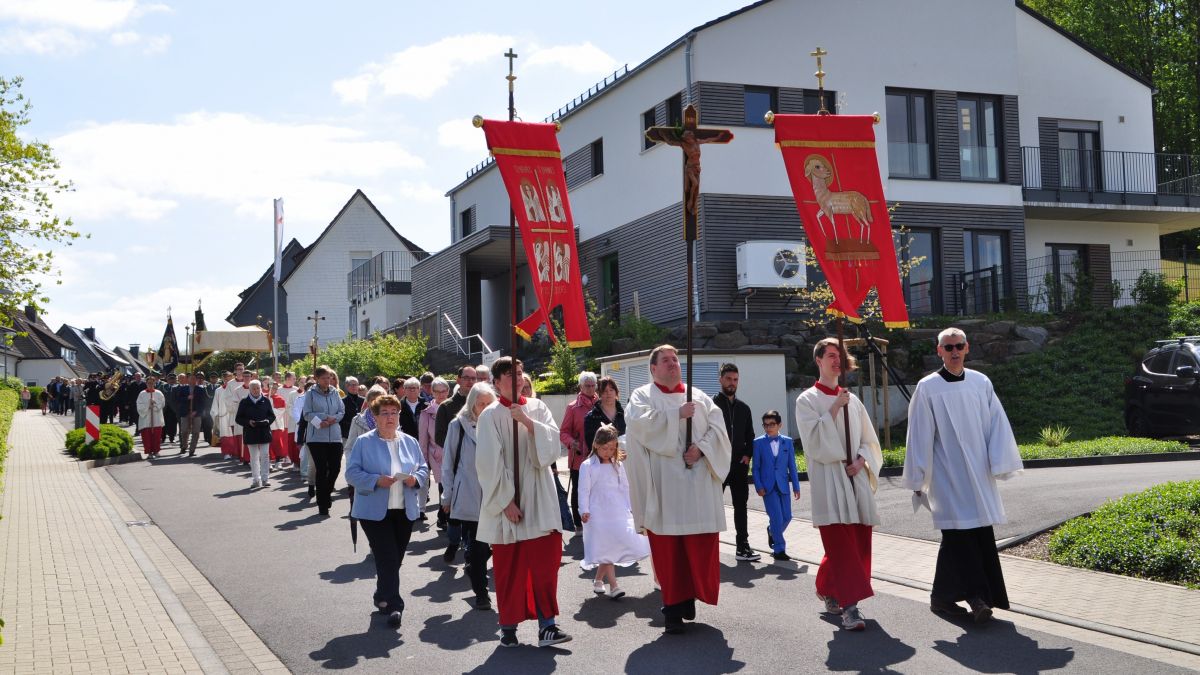 Christi-Himmelfahrt-Prozession in Drolshagen. von privat