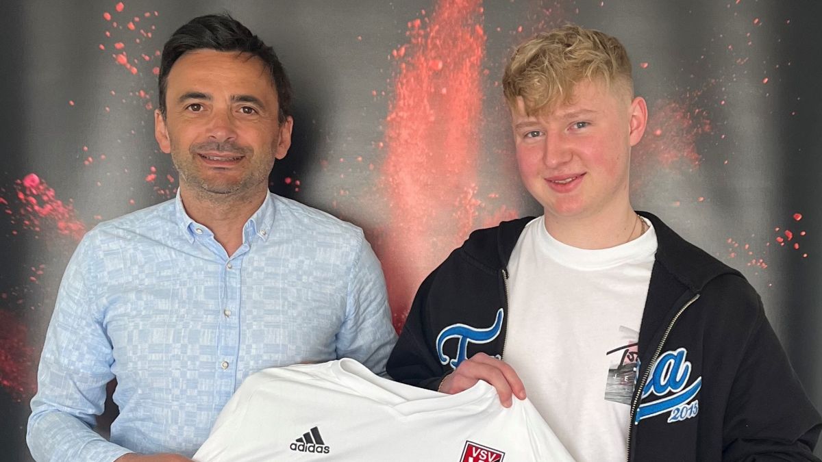 Der sportliche Leiter Kemal Topal (links) mit Neuzugang Nico Allerdings. von privat