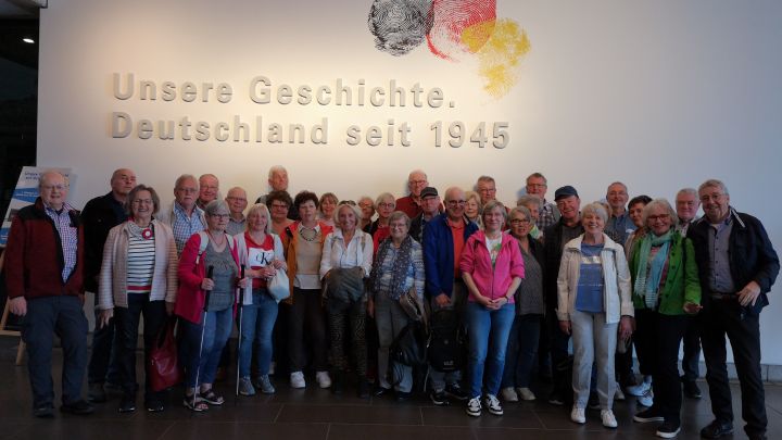 In Bonn besuchte der SGV Wenden unter anderem das Haus der Geschichte.