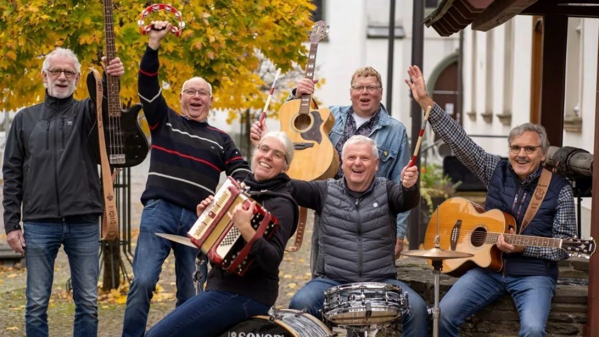 Immer gut gelaunt: die „ALTstattBUBEN“. von privat