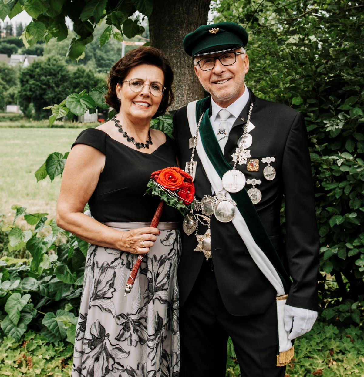 Das Kaiserpaar Rainer und Barbara Hammerschmidt. von privat