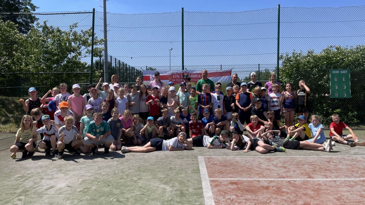 Der Aktionstag für Schulen vom Westfälischen Tennisverband fand auf der Tennisanlage des Tennisclubs Rhode statt. von privat