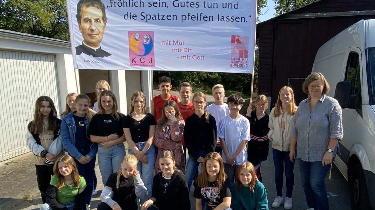 Die Ketteler-Cardijn-Jugend hat jetzt wieder das Projekt Servir am Gymnasium Maria Königin unterstützt. von privat