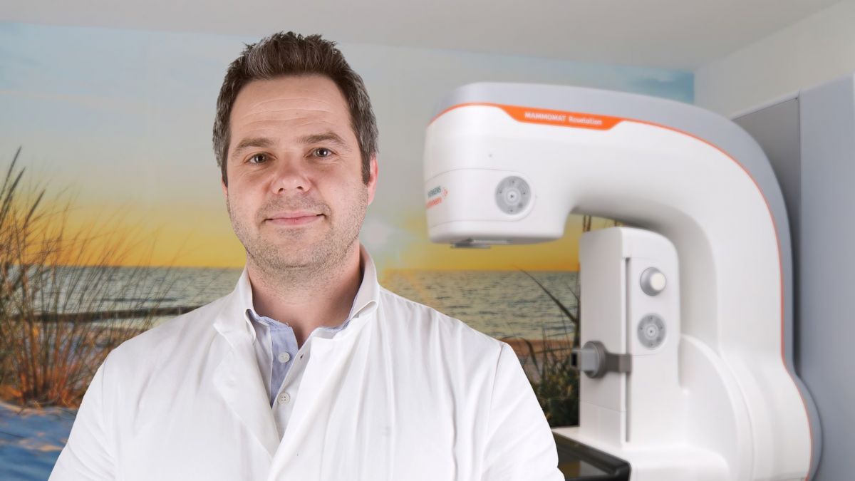 Dr. Michael Blazek, programmverantwortlicher Arzt der Mammographie-Screening-Einheit mit Standorten in Siegen, Arnsberg, Bad Berleburg und Olpe. von privat