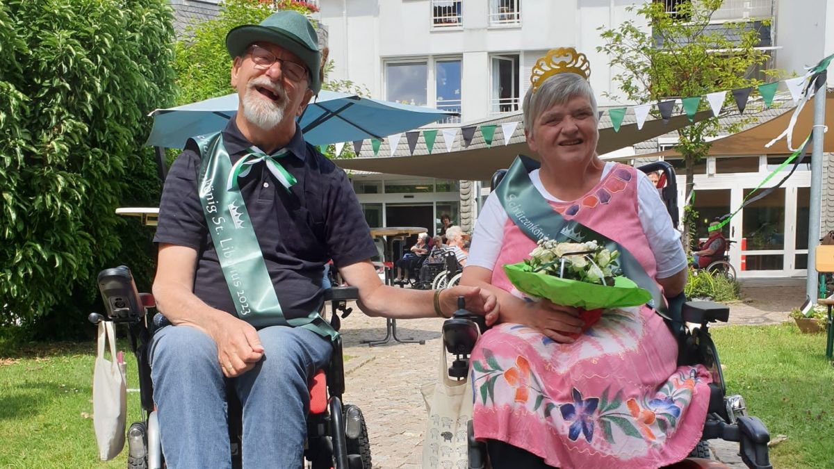 Das Königspaar im Seniorenhaus St. Liborius heißt Arno Bock und Beate Folgner. von privat