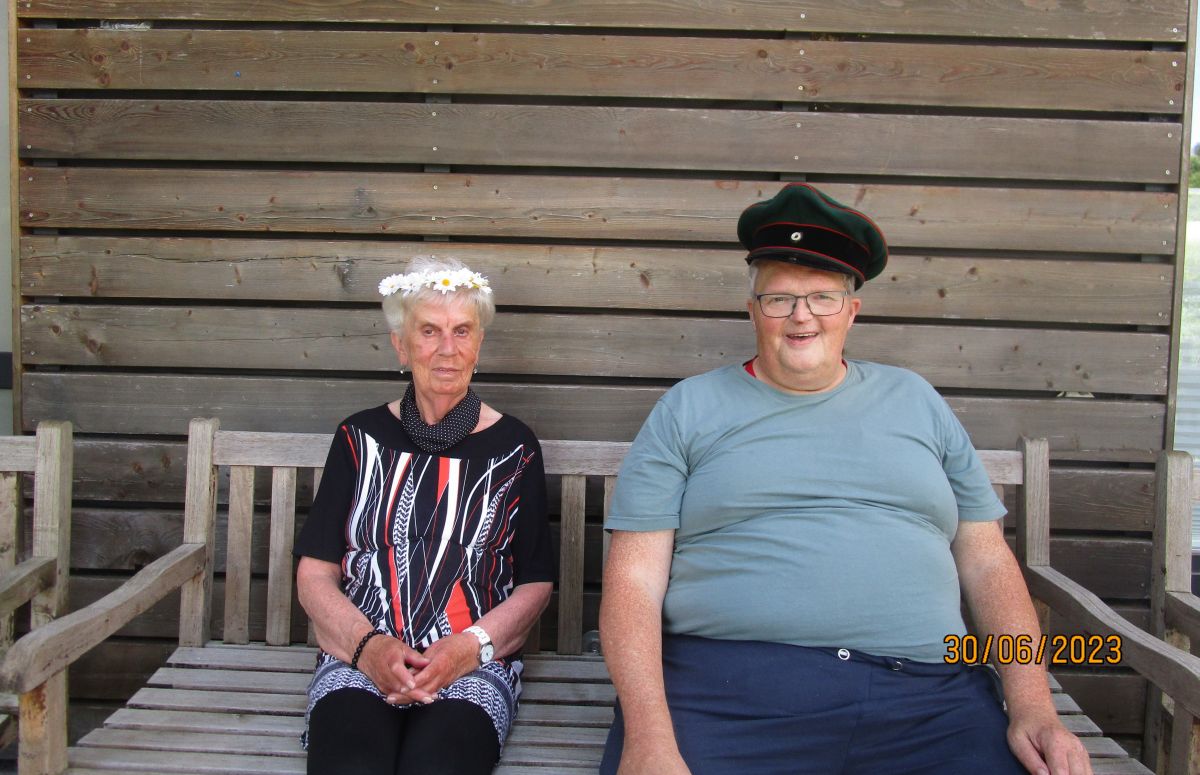 Das Königspaar im Haus Mutter Anna: Ingeborg Schumacher und Dirk Tröster. von privat