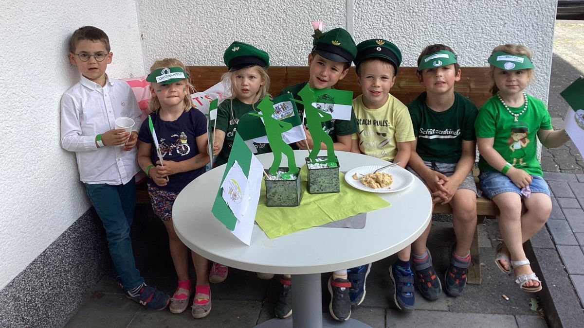 In der Kita St. Marien in Olpe hat man sich intensiv mit dem Thema Schützenfest befasst. von privat
