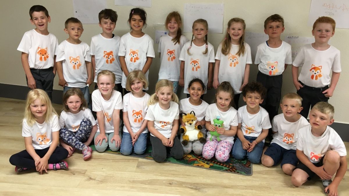 Die Vorschulkinder der „Schatzkiste“ erlebten spannende und lehrreiche Schlaufuchswochen. von privat