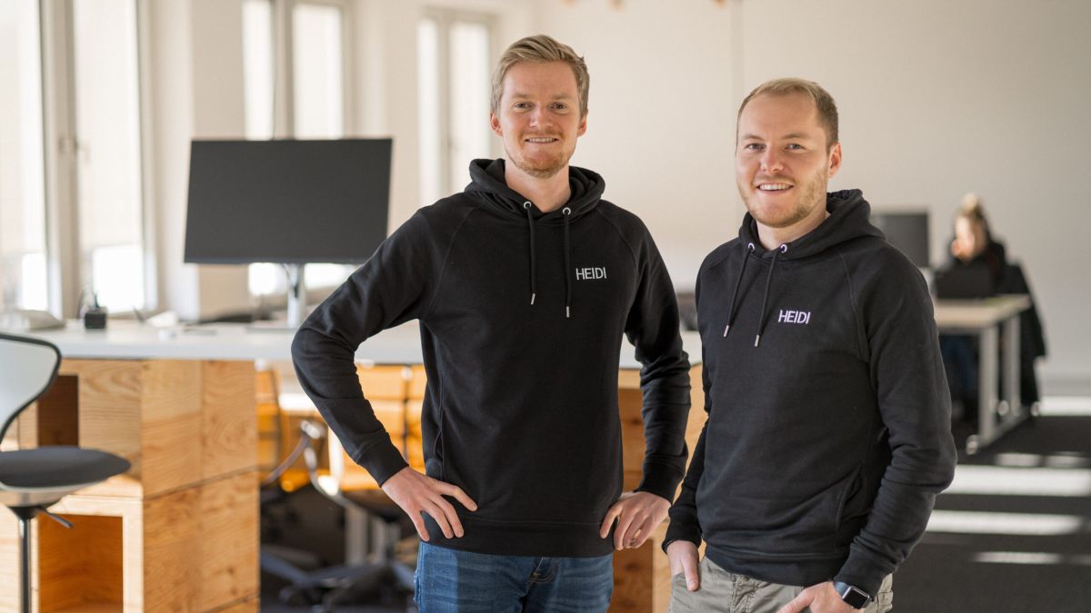 Justus Pohle und Niklas Hansjürgens hatten die Idee zu „HEIDI“ (Heimat Digital) von HEIDI Software GmbH