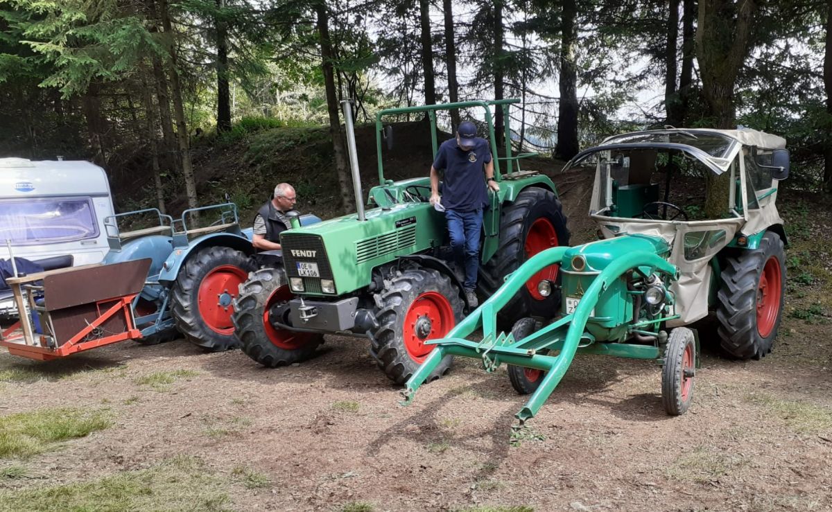 Ein Archivfoto vom Treckertreffen in Schreibershof. von Nicole Voss