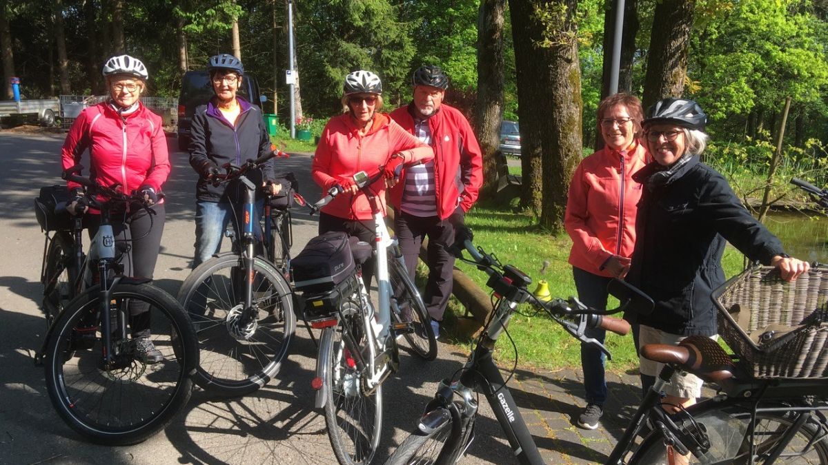 Die Kreisverkehrswacht Olpe bietet neue Termine für das Verkehrssicherheitstraining mit dem E-Bike an. von privat