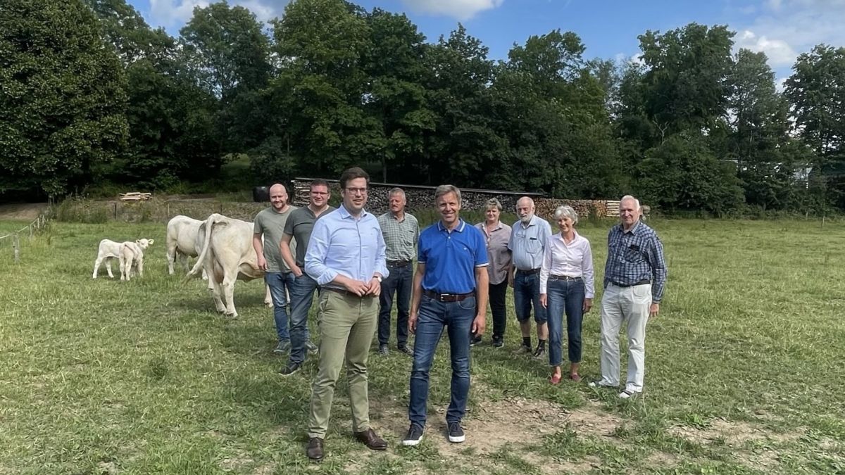 Florian Müller traf den Arbeitskreis Mutterkuh im Olper Westfälisch-Lippischen Landwirtschaftsverband. von Büro Florian Müller