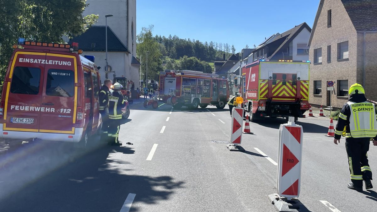 Die Feuerwehr Wenden war am Donnerstag, 10. August, wegen eines Gaslecks in Gerlingen im Einsatz. von Feuerwehr Wenden