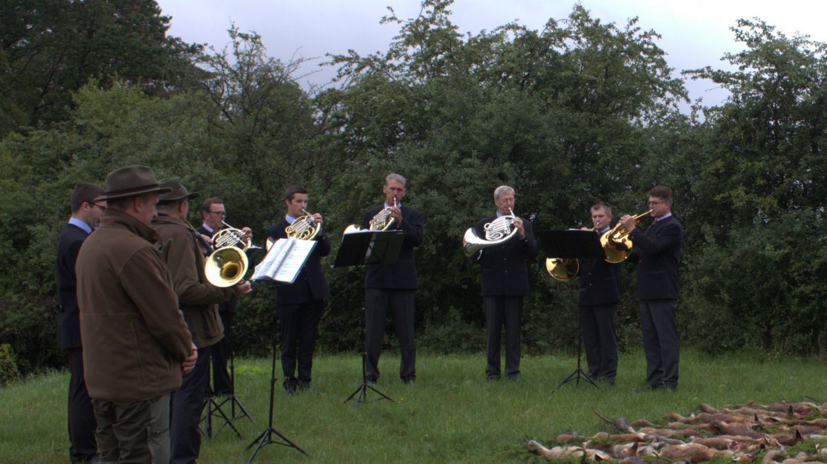 Das Sauerländer Bläsercorps verblies die Strecke. von privat