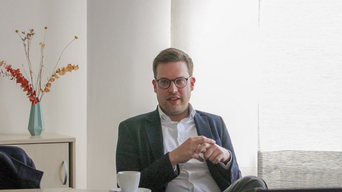 Florian Müller sorgt sich um den Rückgang der Fördermittel. von LokalPlus
