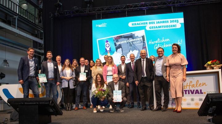 Die HQ-Europe GmbH mit Sitz in Iserlohn sicherte sich den Titel „Kracher des Jahres 2023 – made...