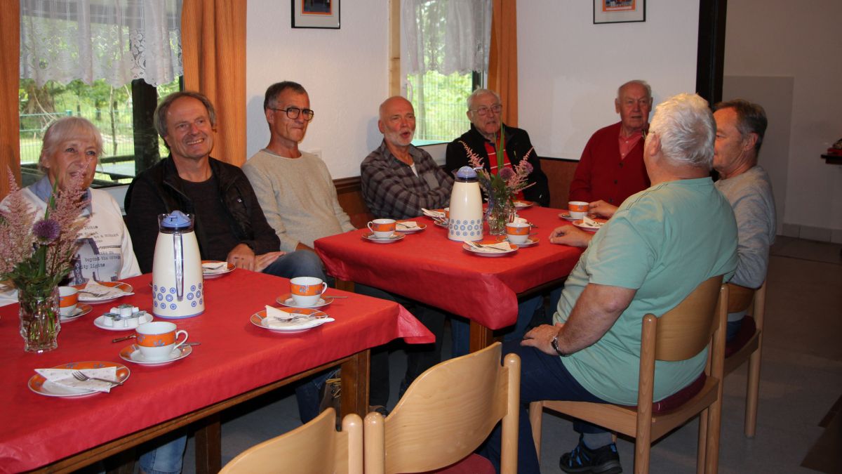 Nette Gespräche standen im Mittelpunkt des Treffens. von privat