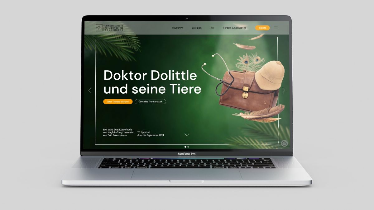Neues Logo, neue Internetseite: Mit neuem Glanz geht die Freilichtbühne Freudenberg in die 70. Spielzeit. von privat