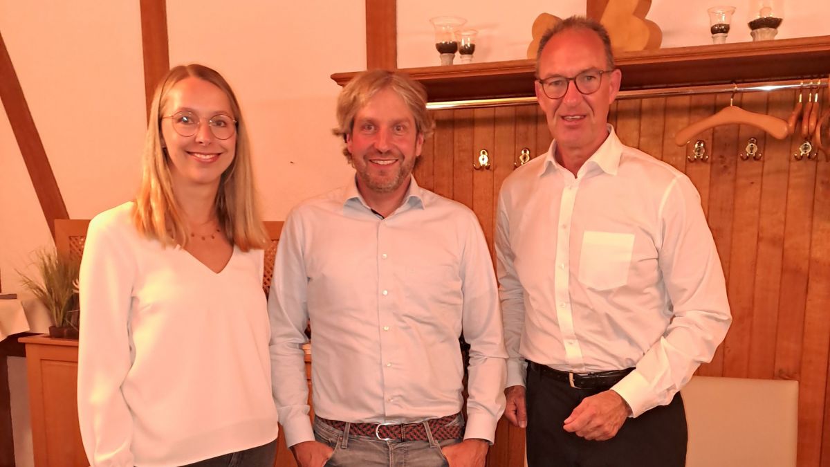 Dr. Barbara Schäfer, Dr. Matthias Mann und MdL Jochen Ritter (von links). von privat